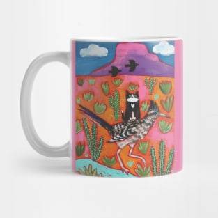 The Roadrunner and Cat Friend Mug